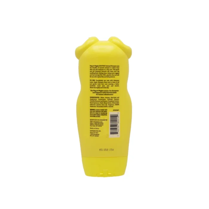 Shampoo Wags & Wiggles De Avena Natural Para Aliviar La Picazon Y Humectar  El Pelaje Seco. 473 mL