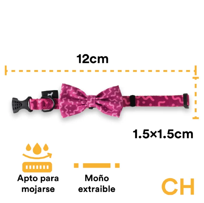 03_bb738a23-a205-481a-8879-040e1cbee400_1001x1000 Collar Con Moño Para Perro Jack Pet Style Con Cintilla Reforzada, Costuras De Refuerzo En Forma De Zigzag Y Herraje De Acero Reforzado Con Punto De Soldadura. Color Fucsia.
