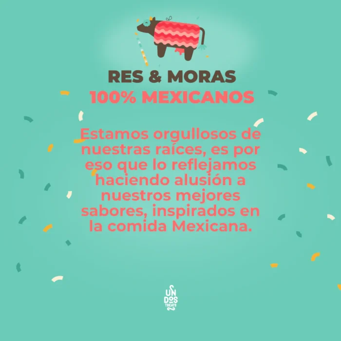 Un dos Treats Baked Biscuits Pi?ata Galletas Horneadas- Sabor Res y Moras 5.5 oz