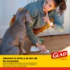 Tapete Entrenador para Perro Glad 5 Capas a Prueba de Fuga, Elimina Olor, Convierte Orina a Gel 14pz