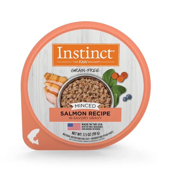 769949610304_MAIN_1800x1800 Alimento Instinct Original Minced Cups Para Gato, Sabor Salmón. 99 g