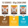 Alimento Húmedo Healthy Cravings Para Gato, Pack 12 sobres de 85 g