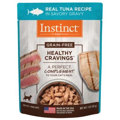 Sobre Healthy Cravings de Atún 3.5 oz para gato