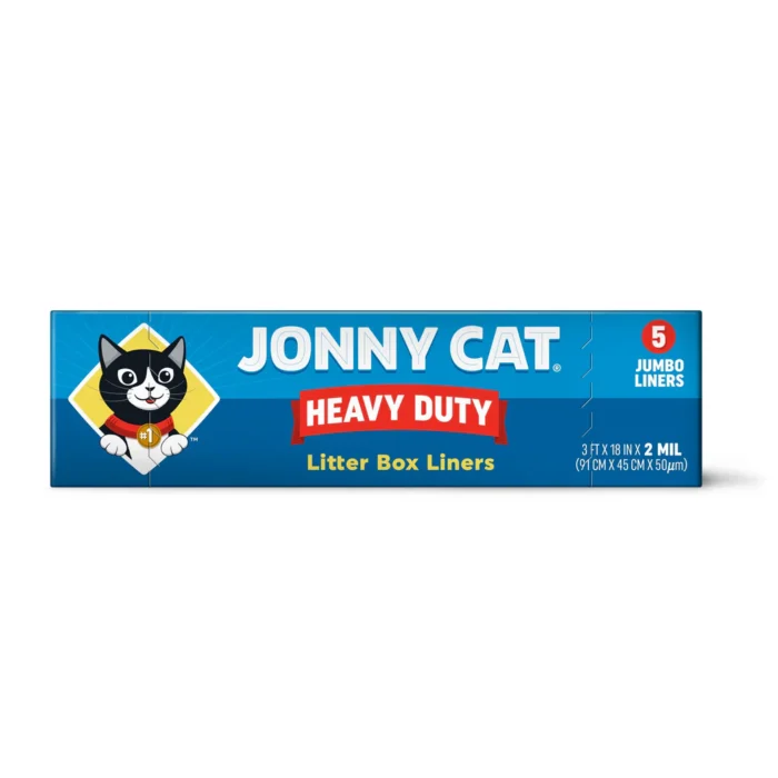 Jonny Cat Bolsas para Caja de Arena para Gato, Alta Resistencia, Libre de desgarro, Limpia Facil 5pz