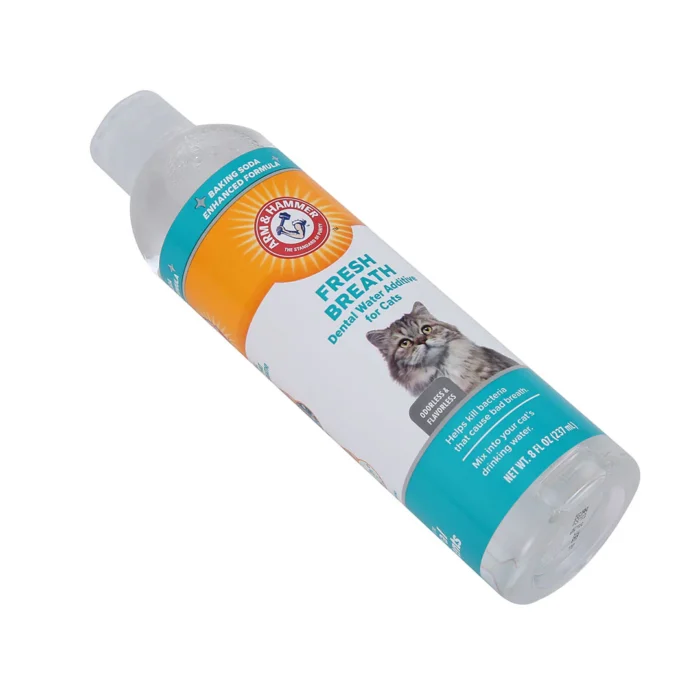 Arm & Hammer Enjuague dental para gato, elimina el mal aliento, combate el sarro y placa, 237ml